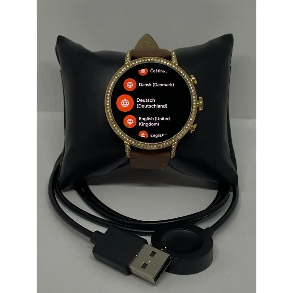 Fossil Gen 4 Authentic Digital Dial Smart Watch Custom Band FTW6015 QT456